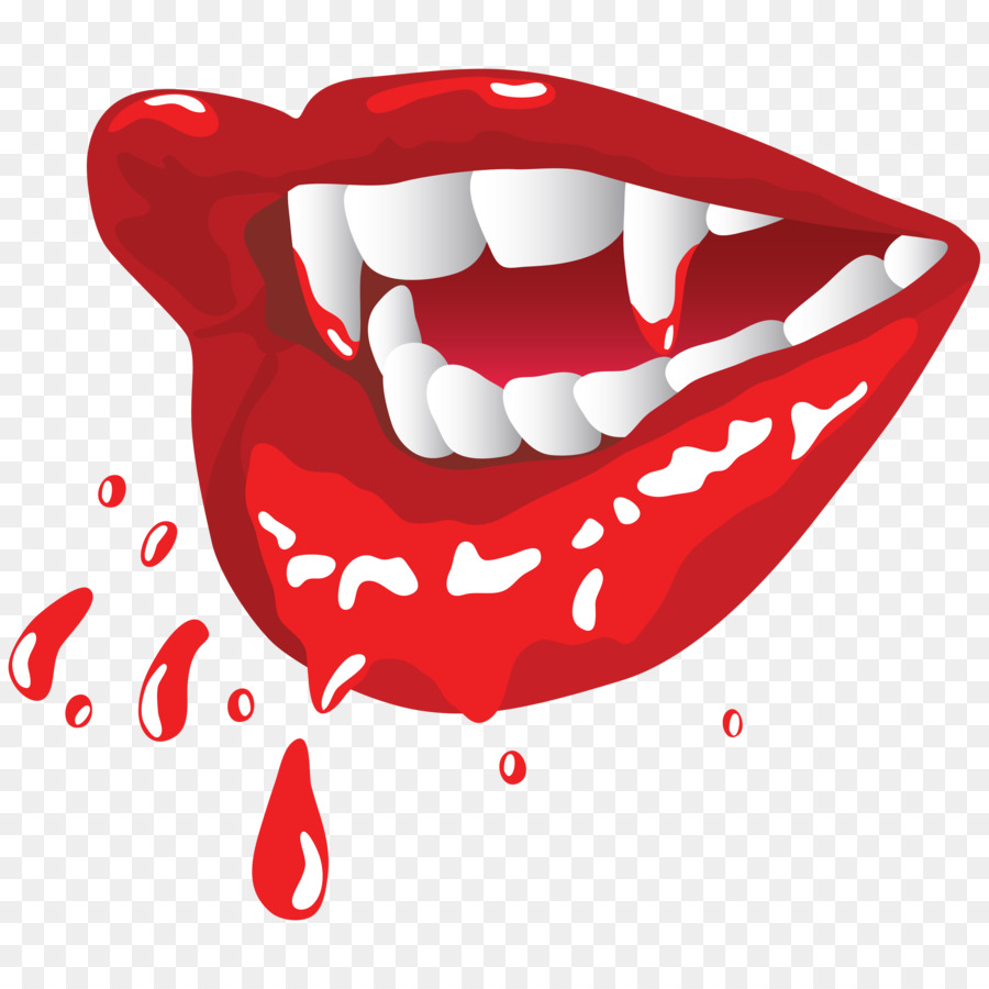 Tooth Lip - Vampire teeth png download - 3500*3500 - Free Transparent  png Download.
