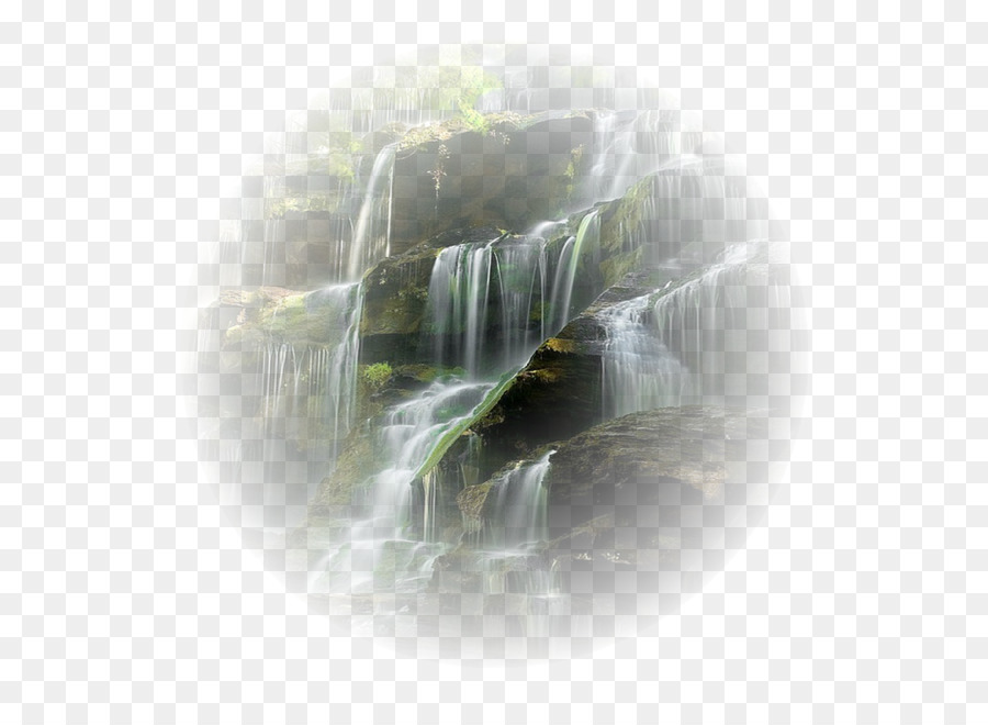 Waterfall Desktop Wallpaper Drawing Landscape - others png download - 600*643 - Free Transparent Waterfall png Download.