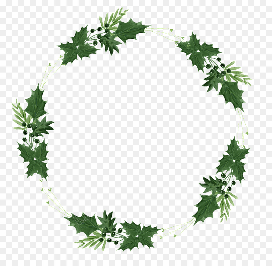 Wreath Image Leaf Christmas Day Portable Network Graphics - oss border png download - 1024*994 - Free Transparent Wreath png Download.