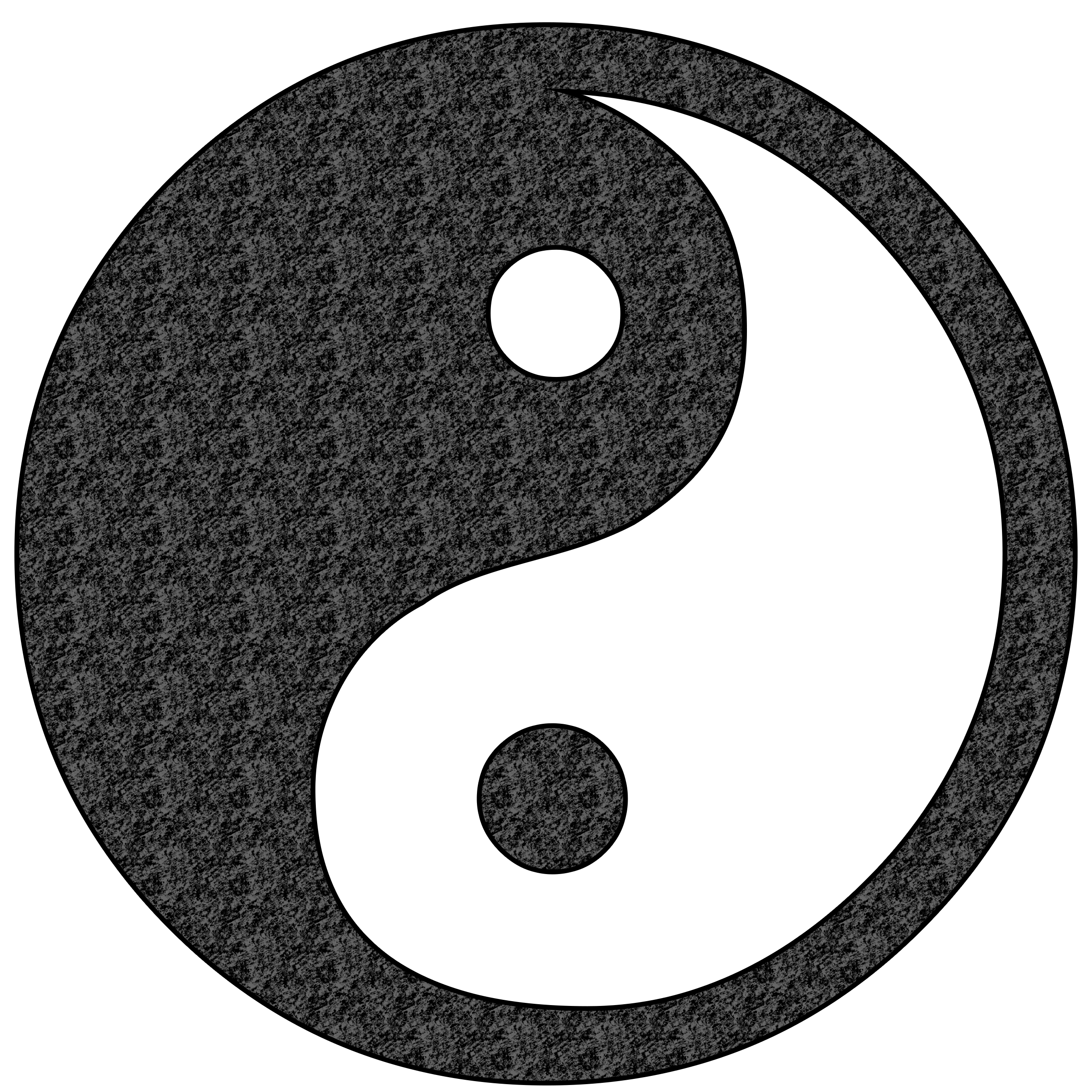 Yin and yang. Символ даосизма Инь-Янь. Китайская Монада Инь-Янь.