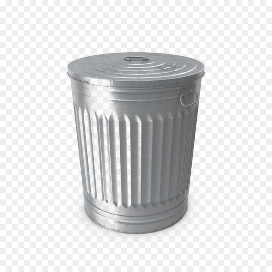 Waste container Galvanization Electroplating - Galvanized steel trash can png download - 1000*1000 - Free Transparent Lid png Download.