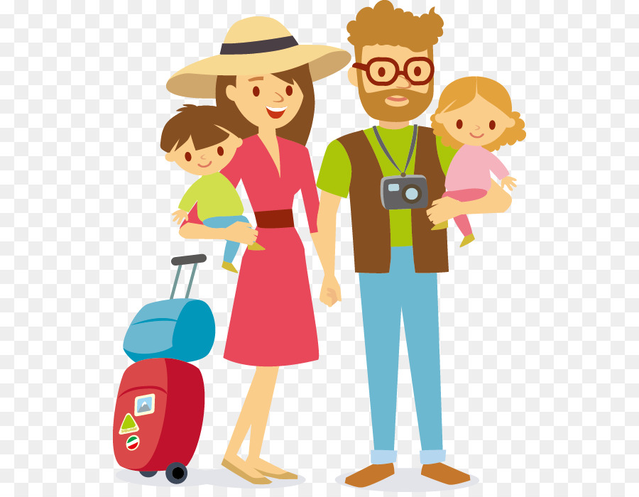 Family Travel Clip art - Family travel png download - 582*693 - Free Transparent Family png Download.