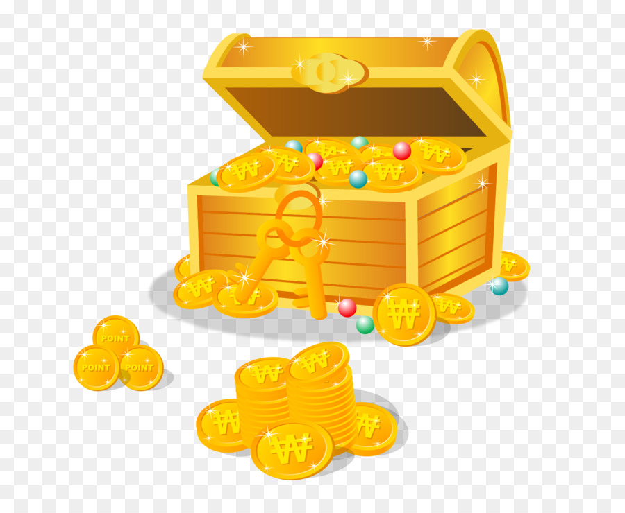 Buried treasure Gemstone - Stock Vector Gold Coin box png download - 1819*1488 - Free Transparent Treasure png Download.