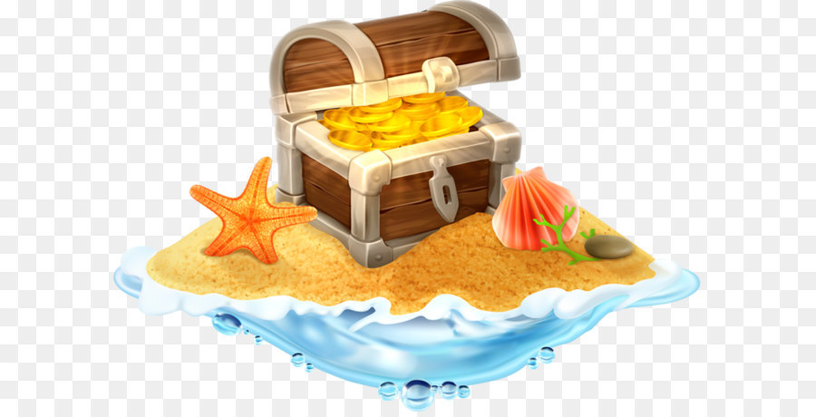 Treasure Island Buried treasure Illustration - Beach digging treasure png download - 800*559 - Free Transparent Treasure png Download.
