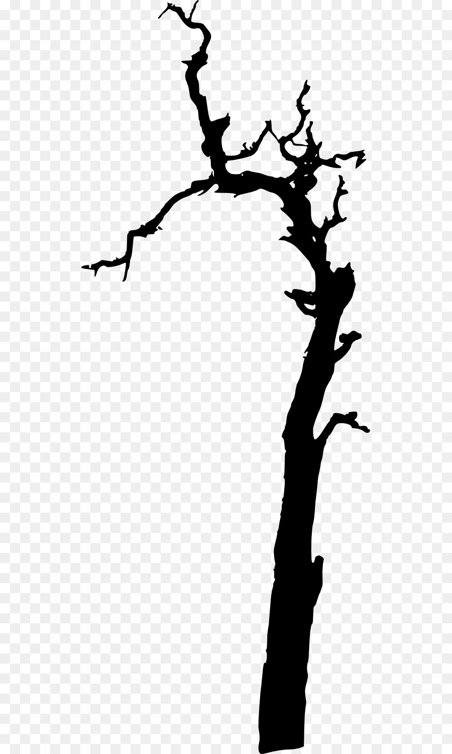 Twig Clip art - Silhouette png download - 575*1500 - Free Transparent Twig png Download.
