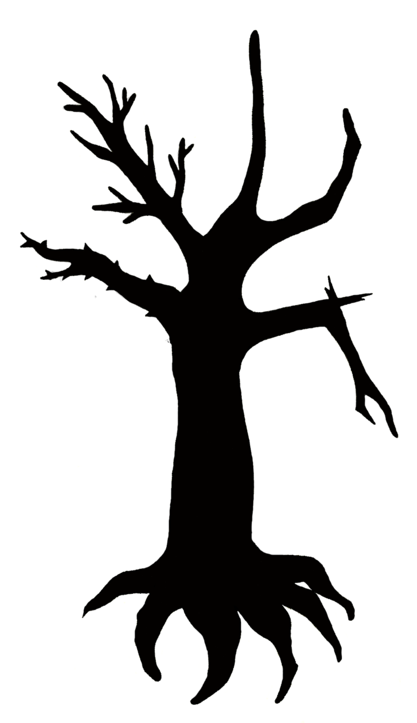 Silhouette Tree Root Clip art - Silhouette png download - 855*1483 ...