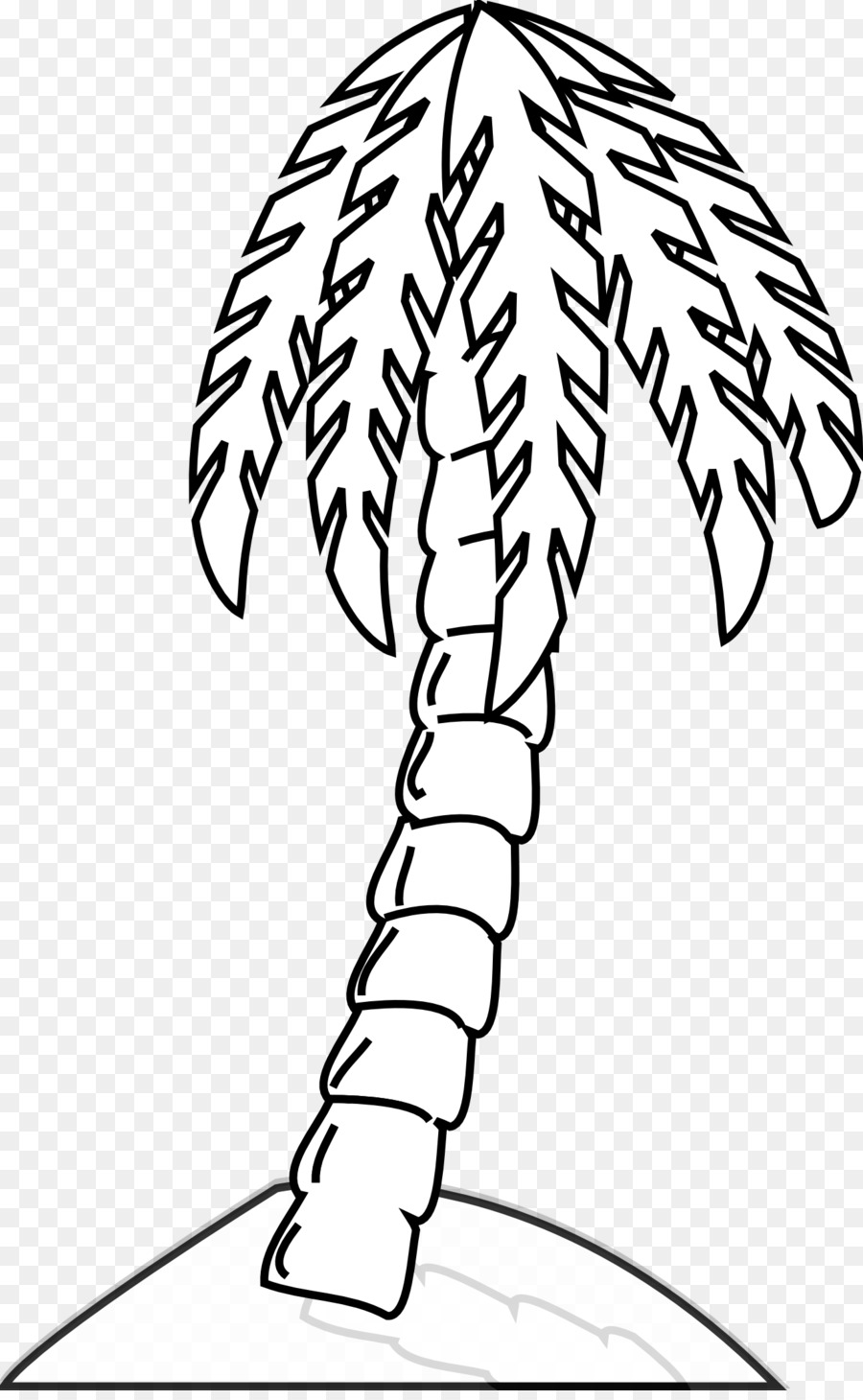 Arecaceae Tree Drawing Black and white Clip art - Tree Line Art png download - 1331*2144 - Free Transparent Arecaceae png Download.