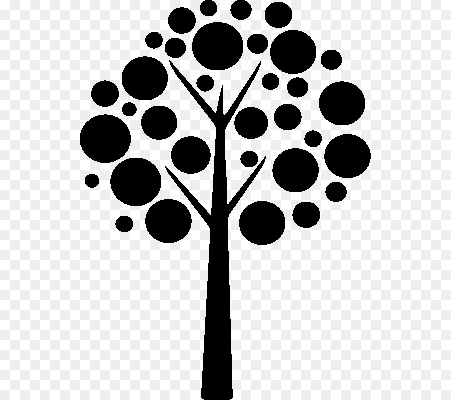 Stencil Tree Drawing - tree png download - 800*800 - Free Transparent Stencil png Download.