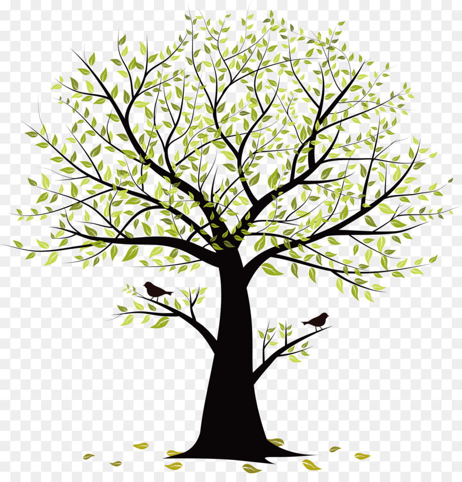 Twig Tree Bird - Small tree vector birds png download - 1819*1866 - Free Transparent Twig png Download.