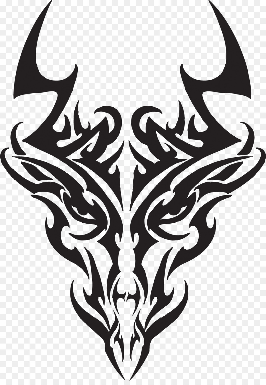 Tattoo Drawing Dragon Tribe Clip art - Simple Dragon Outline png download - 900*1285 - Free Transparent Tattoo png Download.