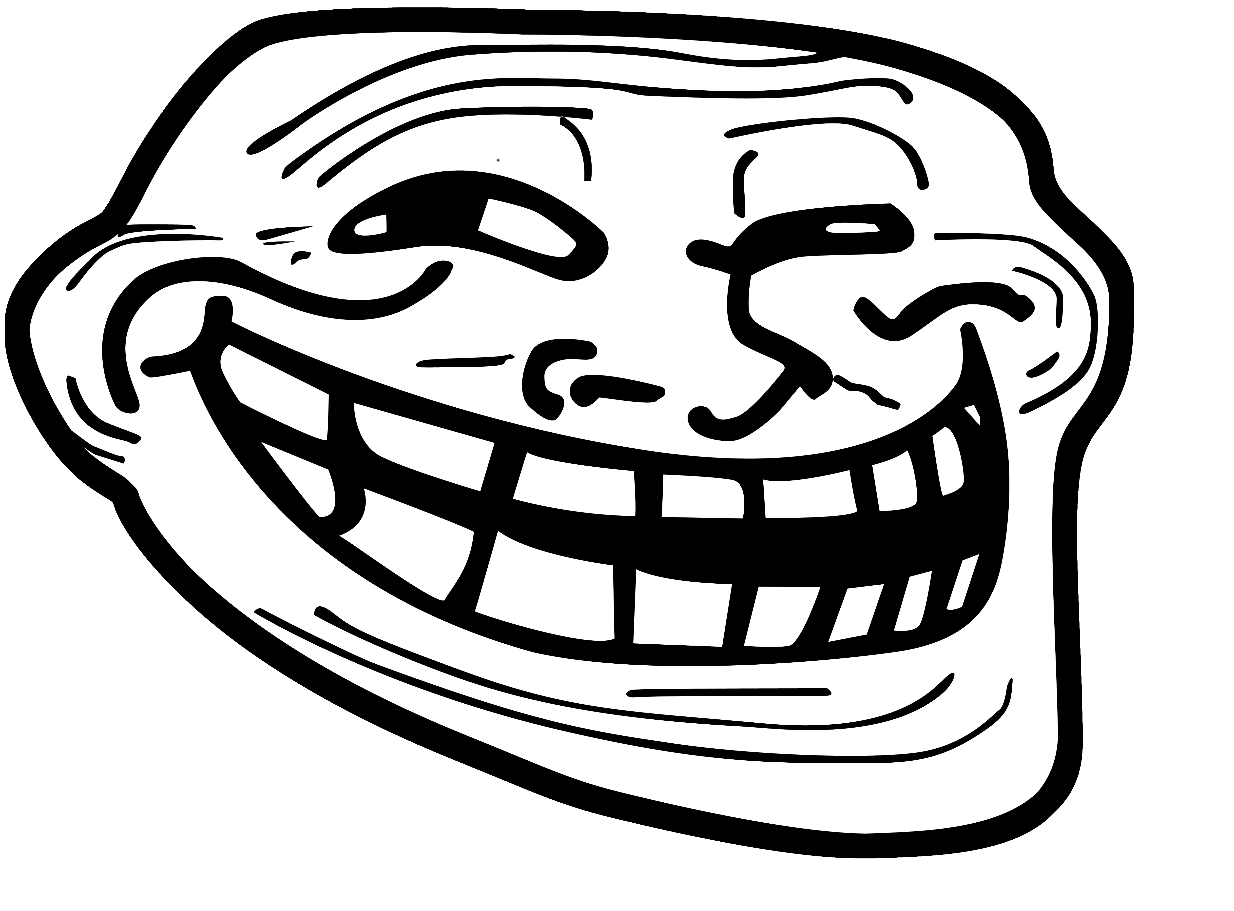 Troll face фото