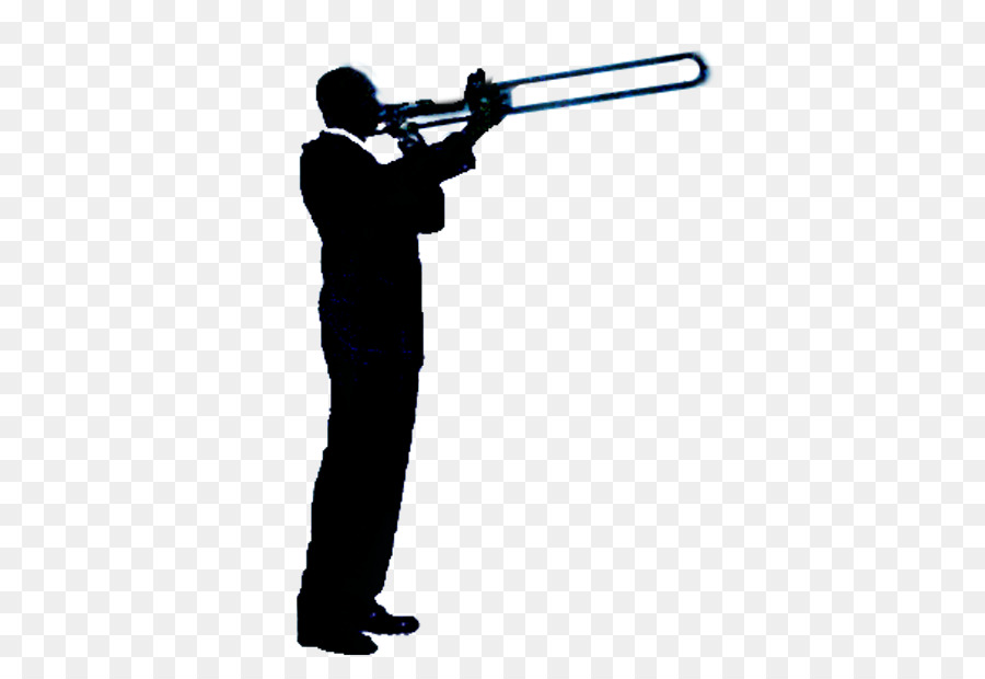 Silhouette Trombone Jazz Trumpet Clip art - Trombone Silhouette Cliparts png download - 450*619 - Free Transparent Silhouette png Download.
