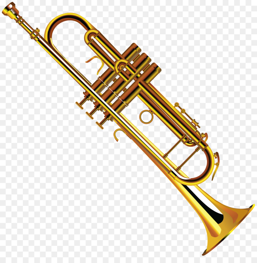 Trumpet Musical Instruments Trombone Clip art - trombone png download - 4000*4005 - Free Transparent  png Download.