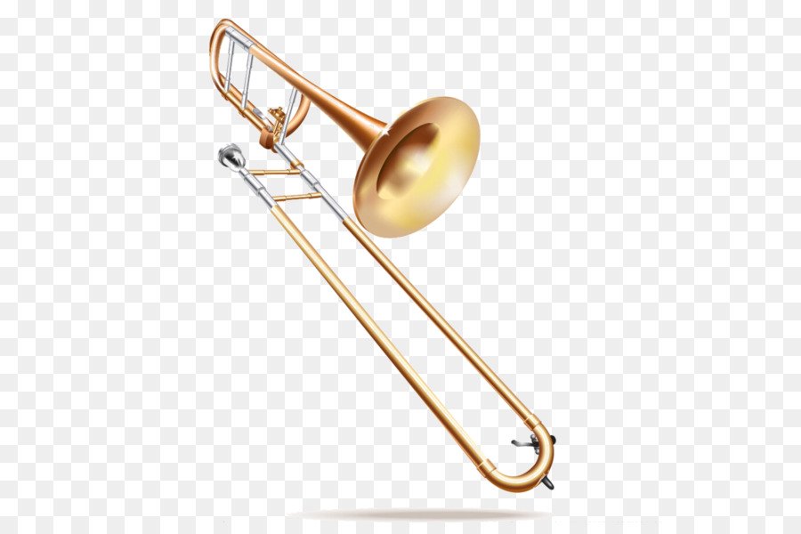 The trombone Musical Instruments Brass Instruments - trombone png download - 600*587 - Free Transparent  png Download.