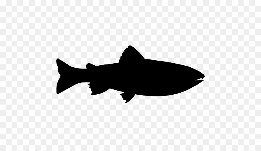 Fish Silhouette Drawing Trout - others png download - 512*512 - Free Transparent Fish png Download.
