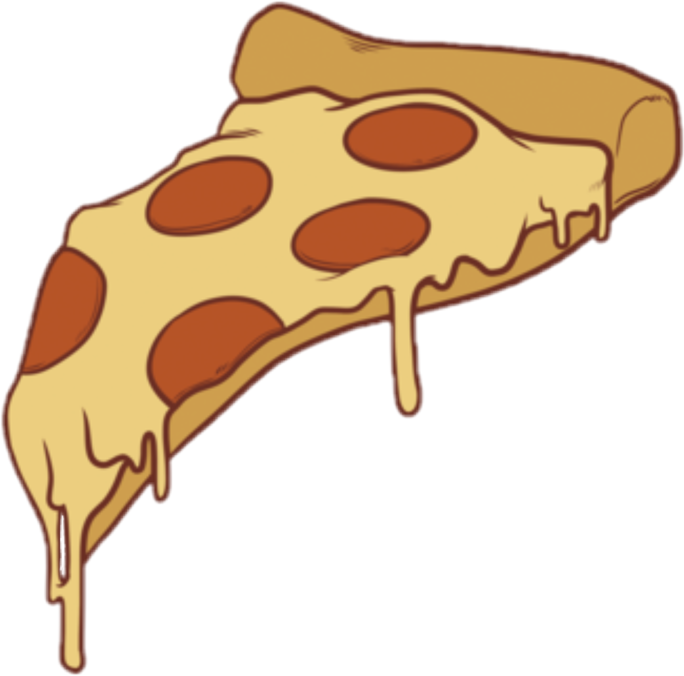 Hawaiian pizza Drawing Sticker Pizza party - pizza png download - 1386* ...