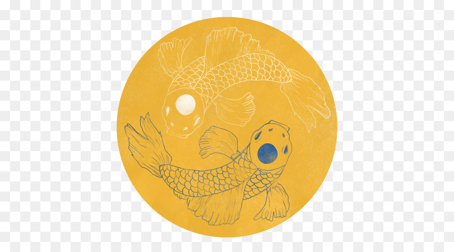 Circle Organism Animal Font - koi fish yin and yang png download - 500*500 - Free Transparent Circle png Download.