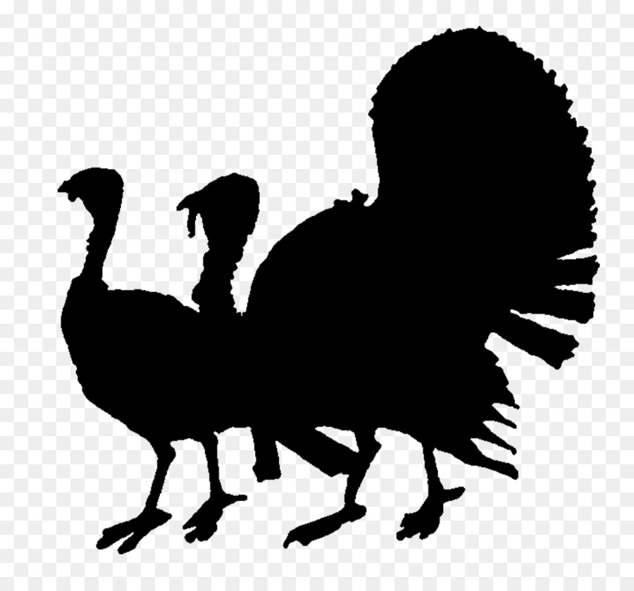 Silhouette Turkey meat Clip art - Silhouette png download - 1000*912 - Free Transparent Silhouette png Download.