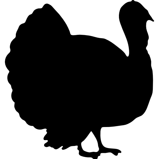 Turkey Meat Silhouette Clip Art Turkey Bird Png Download Free Transparent Turkey