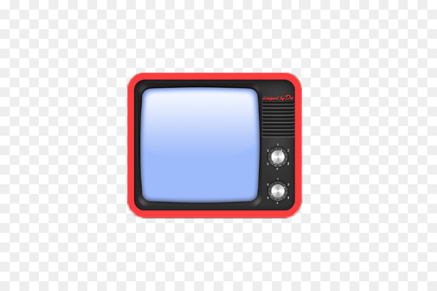 Television set Red - Old TV cartoon red png download - 600*600 - Free Transparent Television png Download.