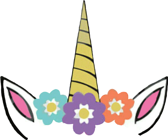 Unicorn horn Clip art - Floral unicorn png download - 579*481 - Free ...