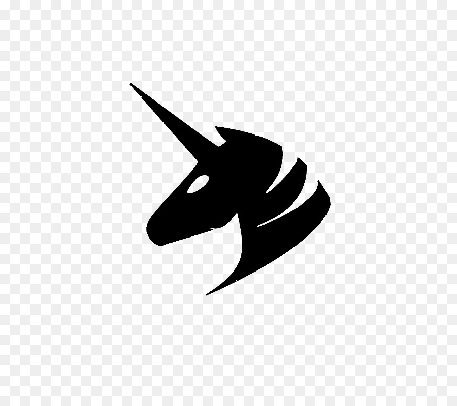 Logo Unicorn Silhouette - unicorn head png download - 800*800 - Free Transparent Logo png Download.