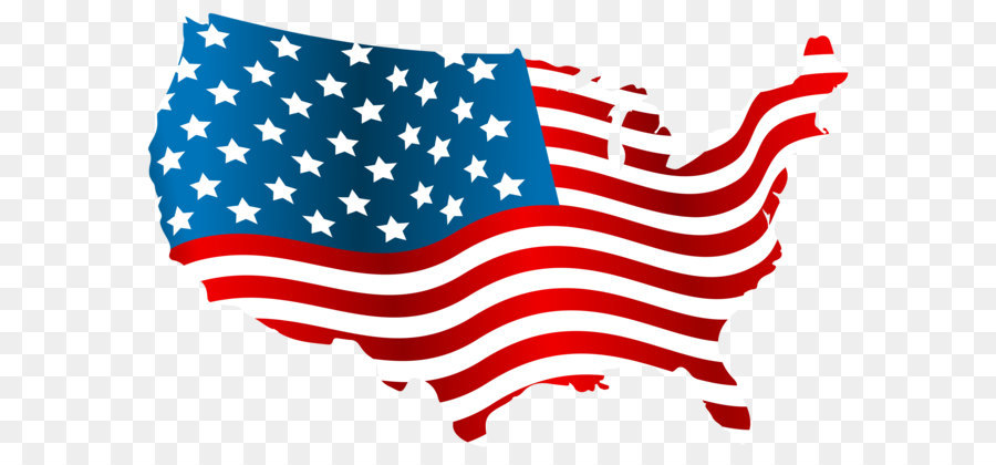 Flag of the United States Map Clip art - USA Flag Map PNG Clip Art Image png download - 8000*5042 - Free Transparent 4th Of July png Download.