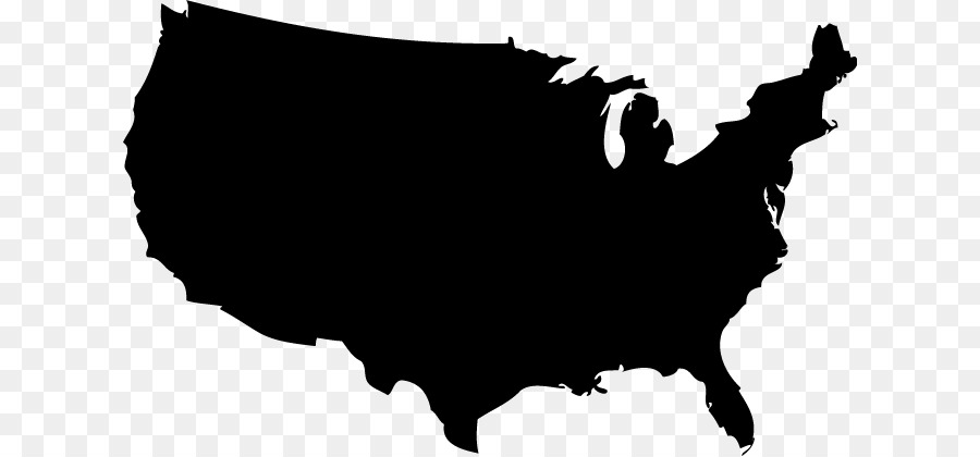 United States Silhouette Clip art - usaoutline png download - 674*419 - Free Transparent United States png Download.