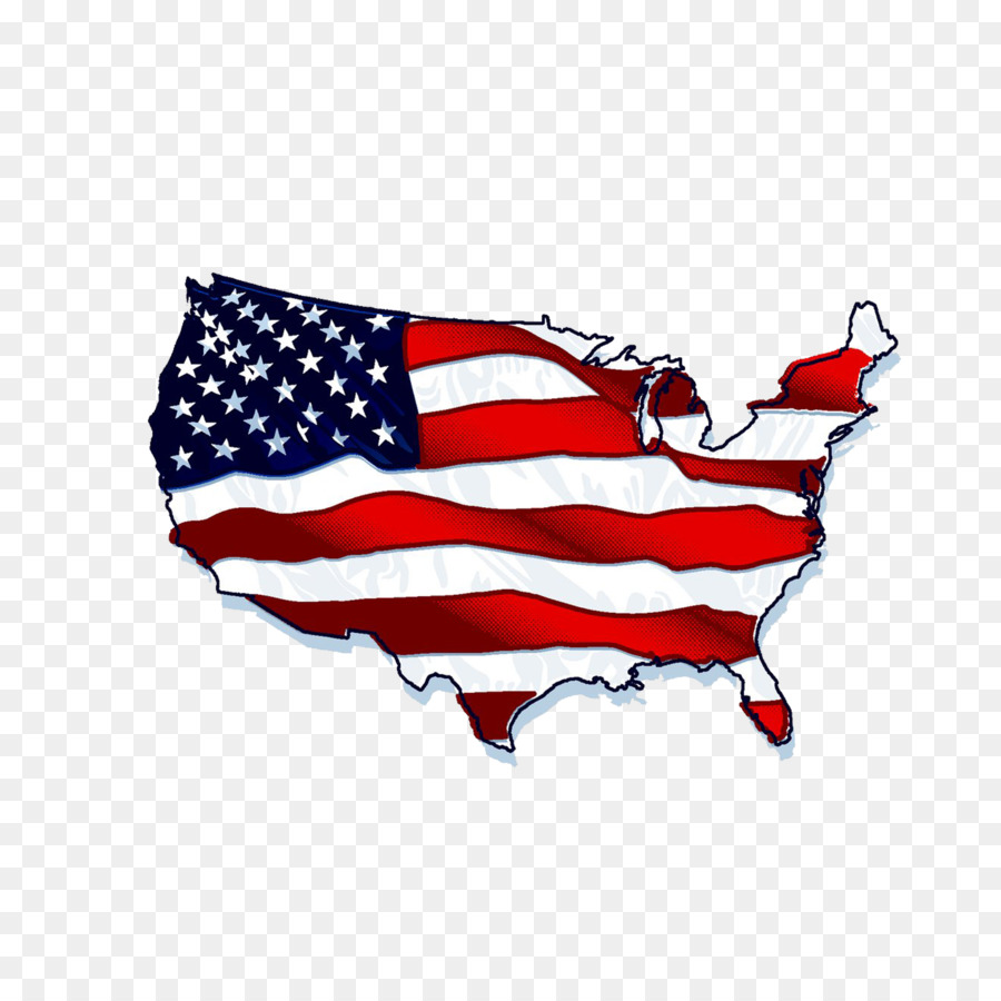 Flag of the United States Shape - American Flag Map png download - 2362*2362 - Free Transparent 4th Of July png Download.