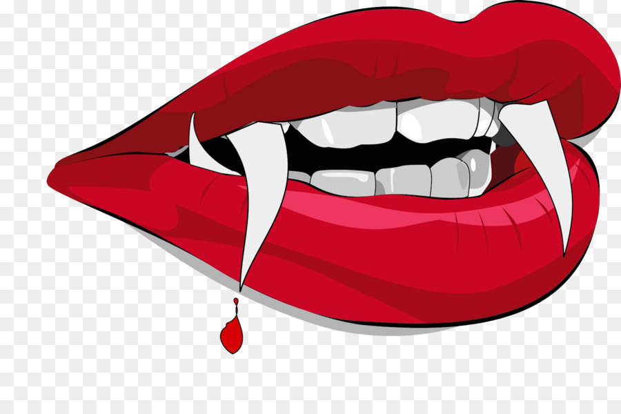 Vampire Fang Tooth Clip art - Vampire mouth png download - 1504*986 - Free Transparent  png Download.