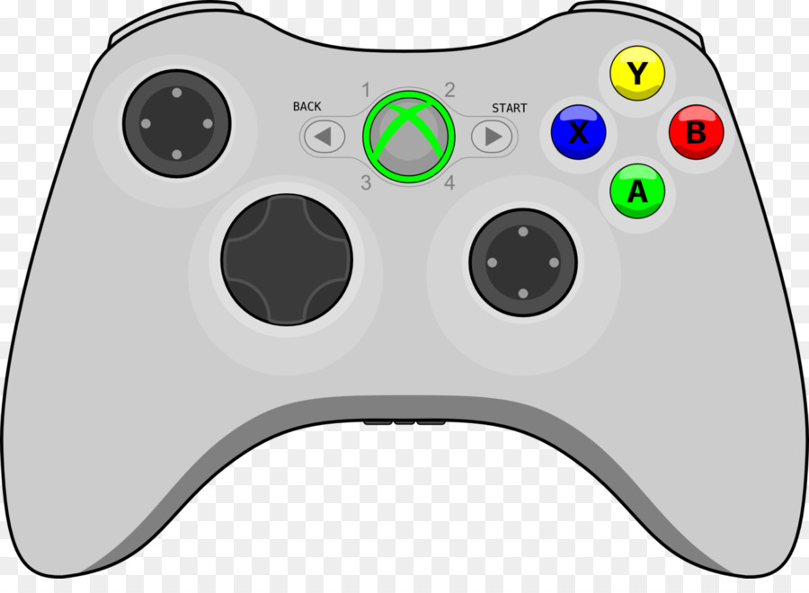 Xbox 360 controller Game controller Xbox 360 Wireless Headset Clip art - Xbox Controller Transparent Background png download - 1280*916 - Free Transparent Xbox 360 Controller png Download.