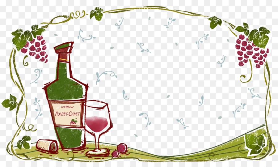 Red Wine Computer file - Red wine border png download - 4962*2952 - Free Transparent Red Wine png Download.