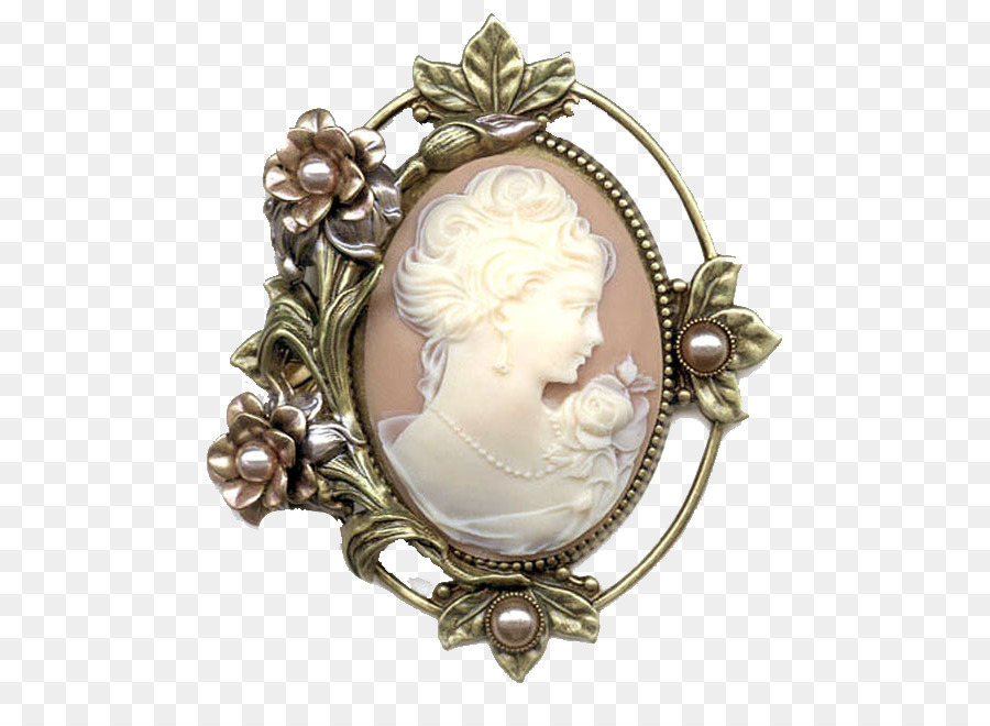 Cameo Brooch Jewellery Pin Vintage clothing - Jewellery png download - 562*641 - Free Transparent Cameo png Download.