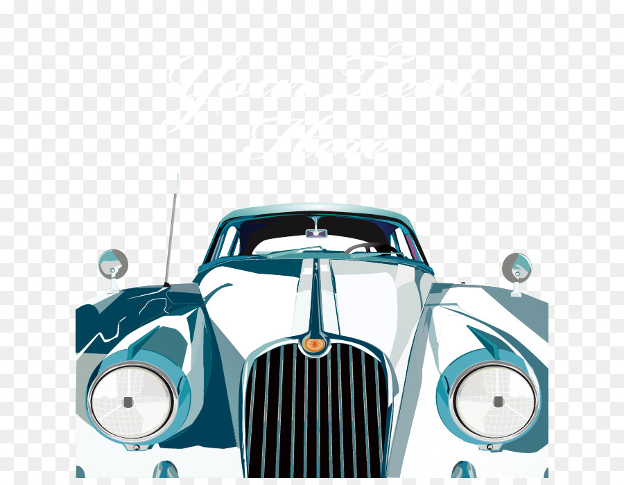 Vintage car Luxury vehicle Classic car - Cartoon retro car png download - 682*690 - Free Transparent Car png Download.