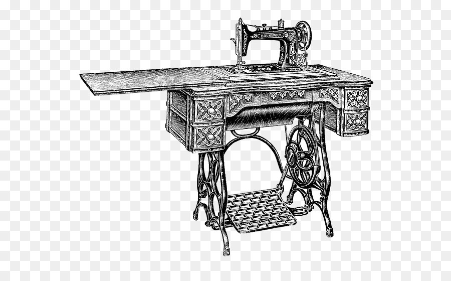 Sewing Machines Treadle Clip art - Vintage sewing machine png download - 640*551 - Free Transparent Sewing Machines png Download.