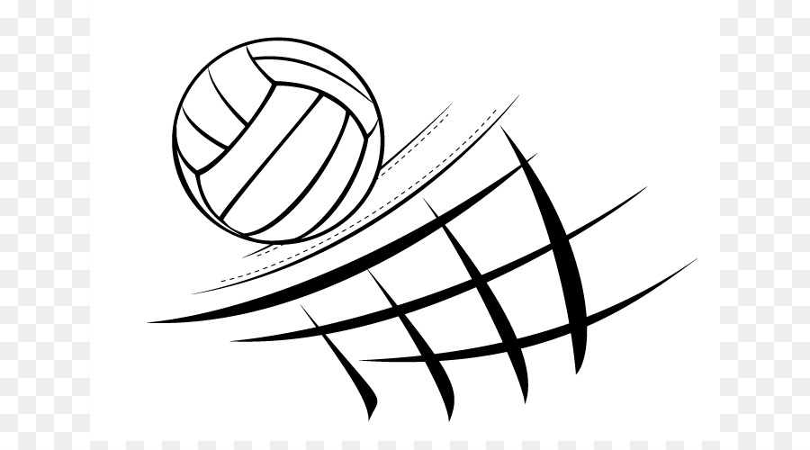 Beach volleyball Volleyball net Clip art - Volleyball png download ...