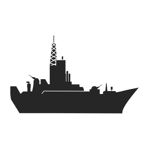 Guided missile destroyer Destroyer escort Submarine chaser ... Simple Ship Silhouette