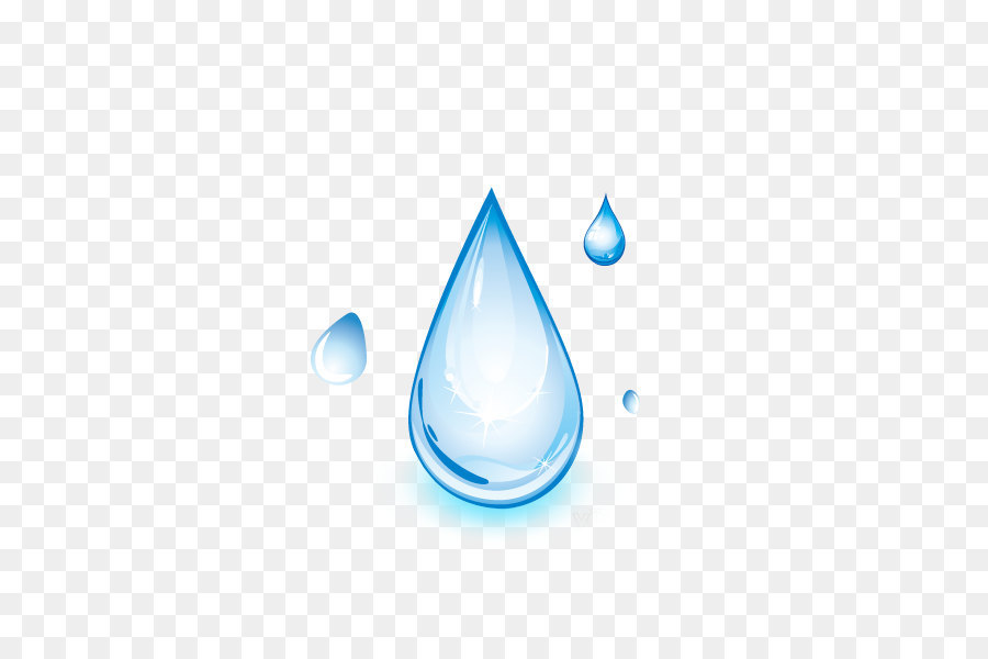Drop Distilled water Light - Cartoon water drops png download - 600*600 - Free Transparent Computer Icons png Download.