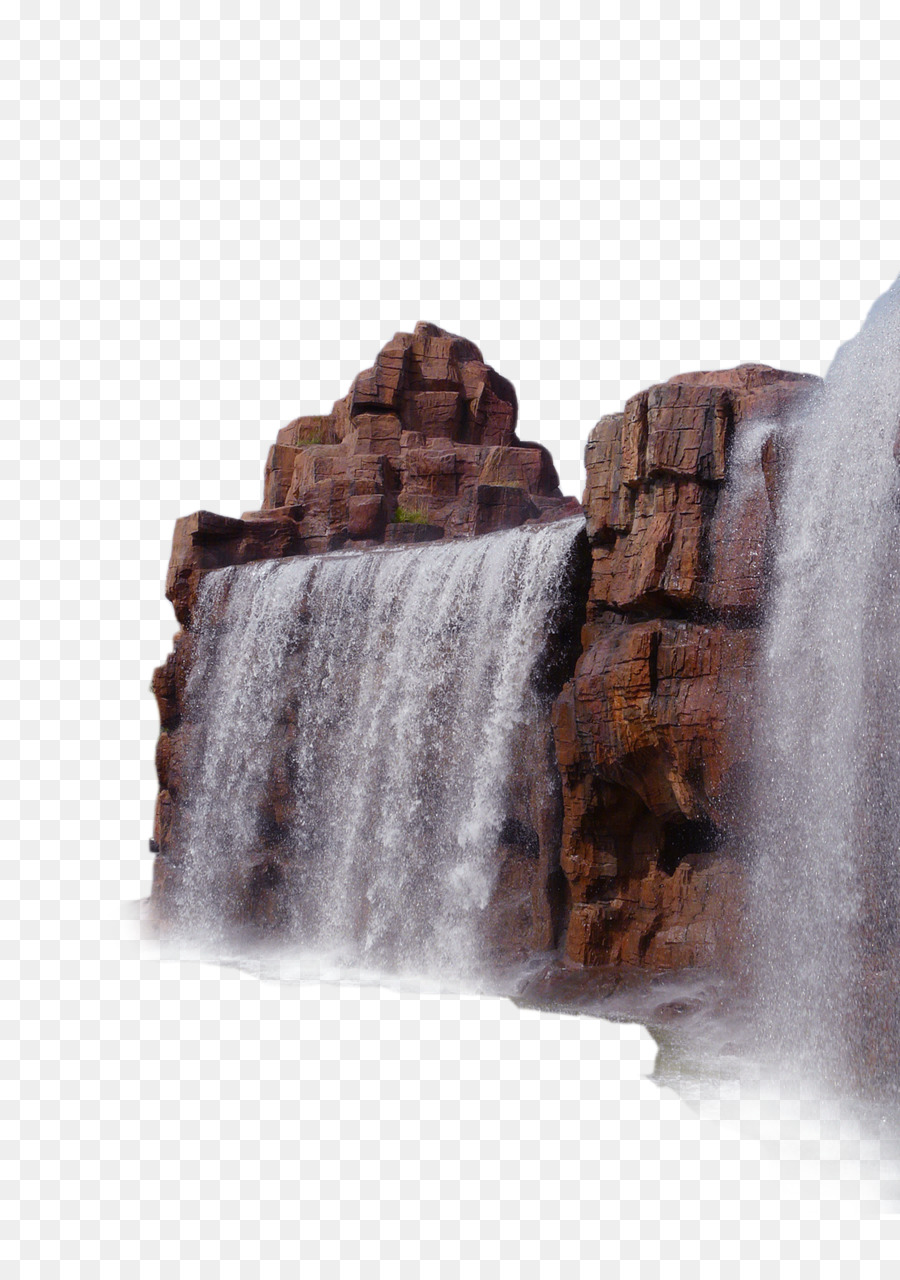 Rock Waterfall Computer file - Flowing rock waterfall png download - 1774*2509 - Free Transparent Rock png Download.