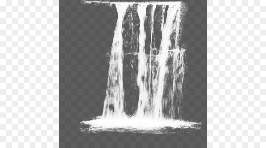 Paintbrush Waterfall Ink brush - Waterfall hanging spring png download - 500*500 - Free Transparent Brush png Download.