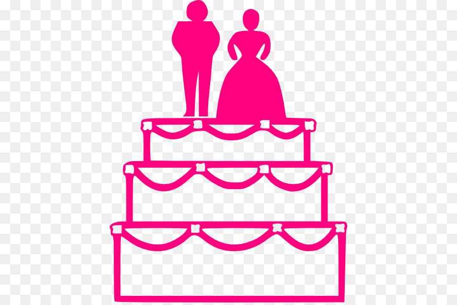 Wedding cake topper Birthday cake Cupcake Clip art - pink cake png download - 468*595 - Free Transparent Wedding Cake png Download.