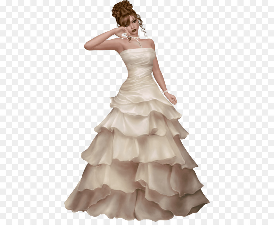 Bride Png Transparent Image - Wedding Dress Transparent Background, Png  Download - vhv