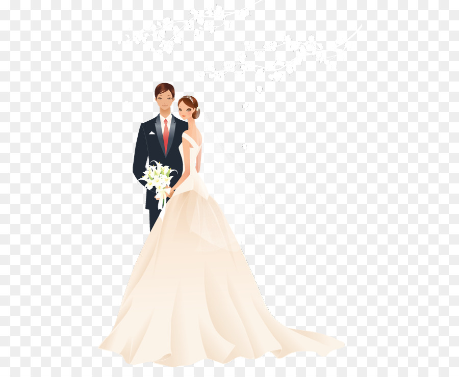 Microsoft PowerPoint Wedding Template Presentation Slide show - Vector bride and groom wedding png download - 520*721 - Free Transparent Microsoft PowerPoint png Download.