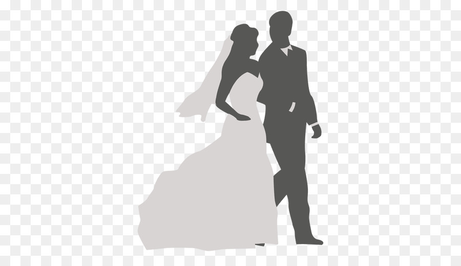 Silhouette Wedding - wedding vector png download - 512*512 - Free Transparent Silhouette png Download.