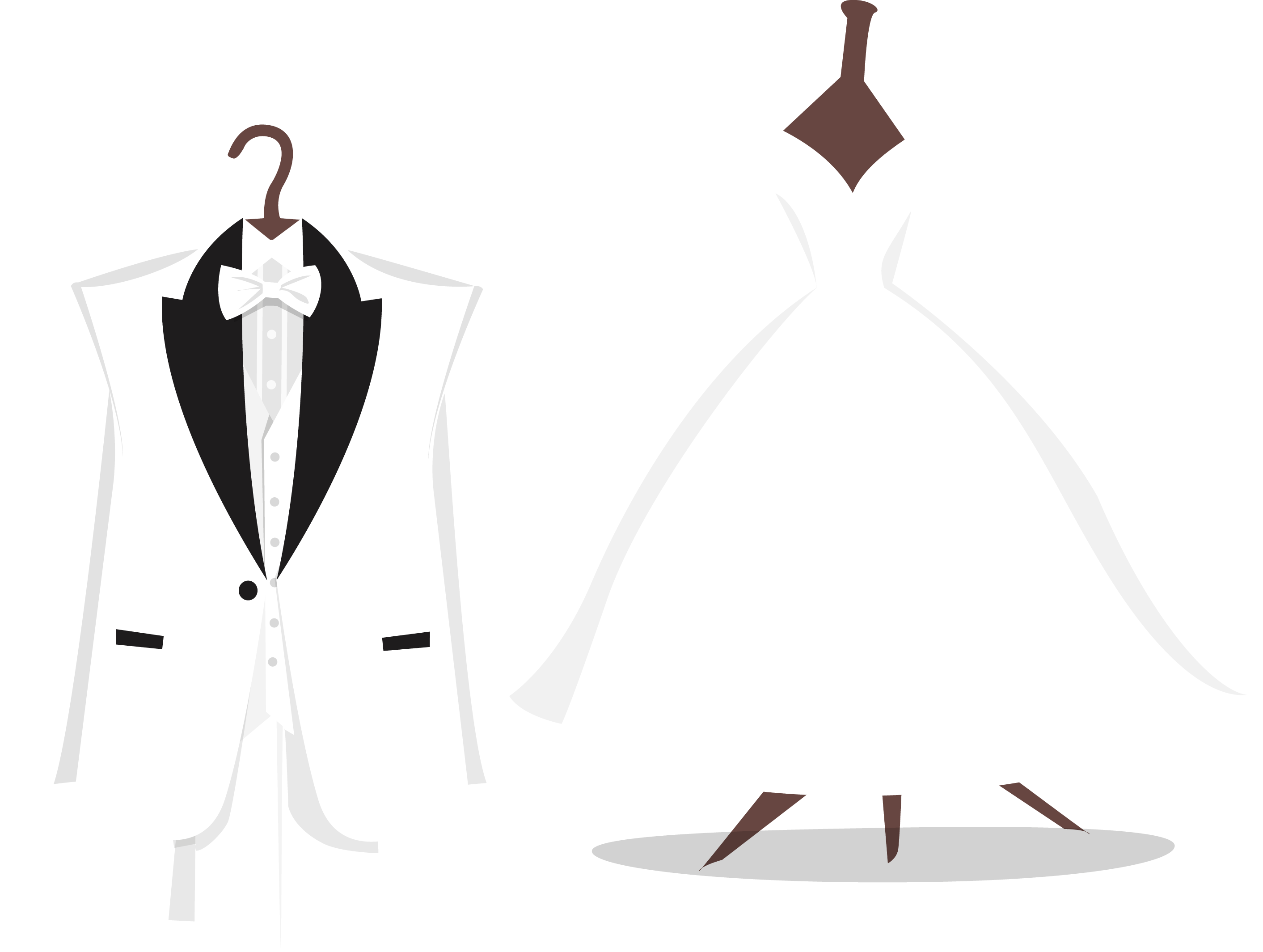 Wedding Dress And Tux Clipart Clip Art Library | Images and Photos finder