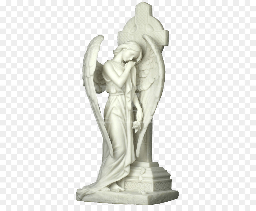 Statue Figurine Weeping Angel Sculpture - incense burner png download - 733*733 - Free Transparent Statue png Download.