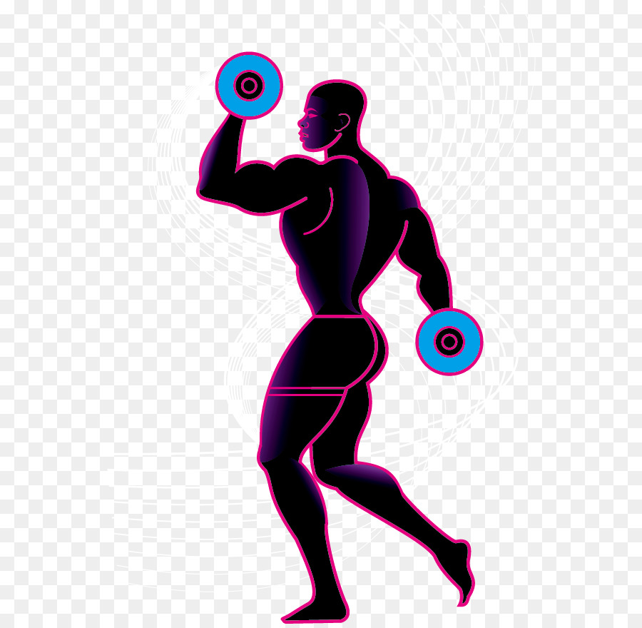 Weight training Olympic weightlifting Silhouette Physical exercise - Vector barbell men png download - 603*874 - Free Transparent  png Download.