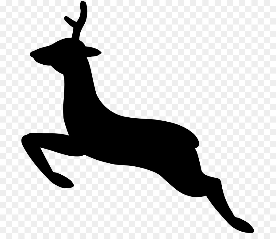 White-tailed deer Silhouette Clip art - deer png download - 768*766 - Free Transparent Deer png Download.