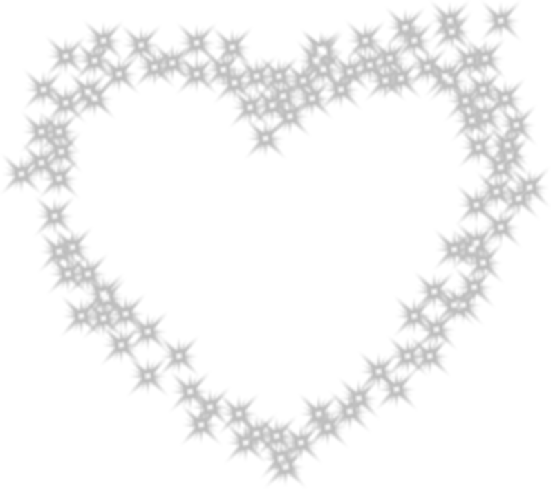 White Heart Black Pattern star png download 797*707 Free