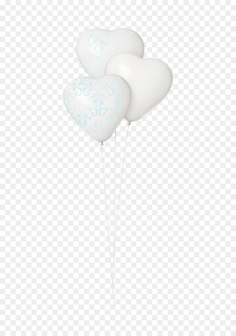 Heart Rope - White heart-shaped balloon png download - 640*1280 - Free Transparent White png Download.